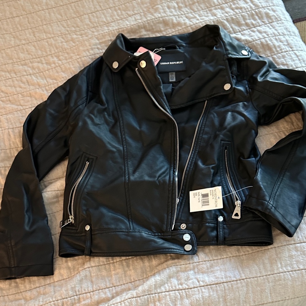 Urban Republic Black Moto Jacket